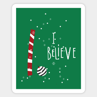 I believe in the magic of Christmas Sticker